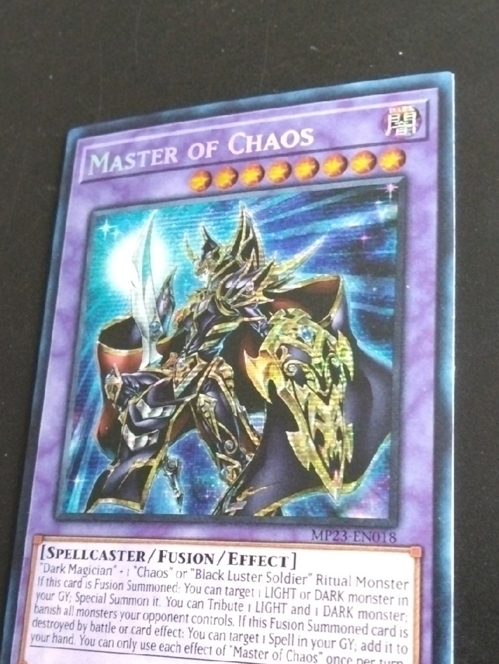 Yu-Gi-Oh! Master of Chaos Trading Card - Purple